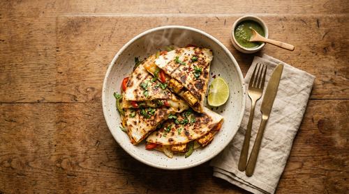 Paneer Tikka Quesadilla